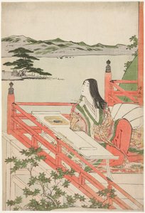 Murasaki Shikibu de Torii Kiyonaga