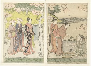 vendedor de tortugas de Torii Kiyonaga