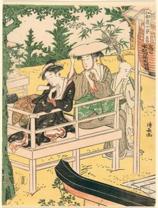 Takata, de la serie "Diez escenas de verano en Edo (Edo natsu jikkei)"
