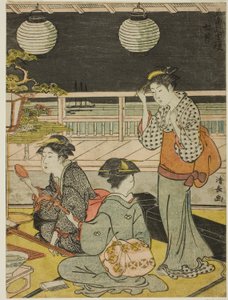 El séptimo mes (Shichigatsu), de la serie "Doce meses en el sur (Minami juni ko)" de Torii Kiyonaga