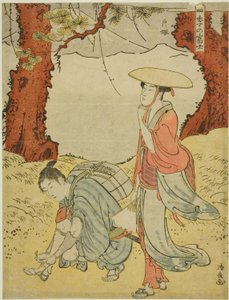 Totsuka, de la serie "El Monte Fuji en las Cuatro Estaciones (Shiki no Fuji)" de Torii Kiyonaga