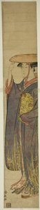 Joven con sombrero de Torii Kiyonaga