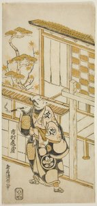 El actor Ichimura Kamezo I como Tanba Yosaku de Torii Kiyonobu II