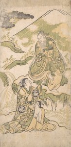 Escena de un drama, ca. 1749 de Torii Kiyonobu I