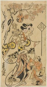 El actor Iwai Sagenta I de Torii Kiyonobu I