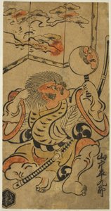 El actor Yamanaka Heikuro I de Torii Kiyonobu I