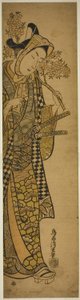 El actor Sanogawa Ichimatsu l como un joven