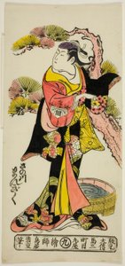 El actor Sanogawa Mangiku I de Torii Kiyoshige