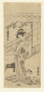 Nakamura Tomiguro en vrouwenrol de Torii Kiyotsune