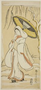 La doncella garza de Torii Kiyotsune