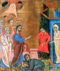 La resurrección de Lázaro, c1268 de T