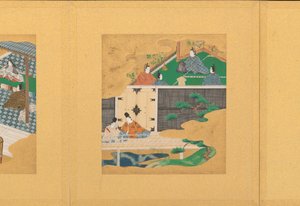 Escenas del Cuento de Genji (Genji monogatari) de Tosa Mitsunori
