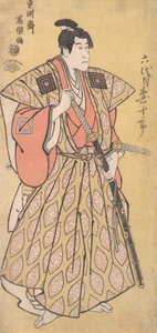 Ichikawa Danjuro VI como Funa Bansaku, hijo de Fuwa Banzayemon de Toshusai Sharaku