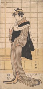 Osagawa Tsuneyo II como la peluquera O-Roku, 1794-95