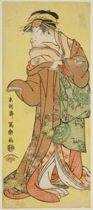 Segawa Kikunojo III en el papel de la cortesana Katsuragi de Toshusai Sharaku