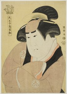 Tennojiya Riko (El actor Yamashita Kinsaku II como la criada Ebizo Okane del Ouchiya [en realidad Iwate, esposa de Sadato]) de Toshusai Sharaku