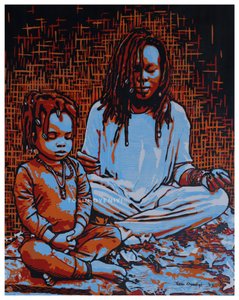 Madre e hijo en paz de Tosin Oyeniyi