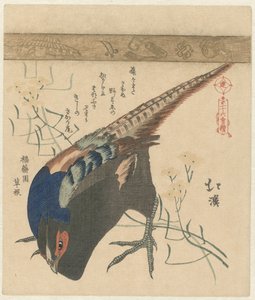 Faisán Una serie de treinta y seis grabados (título de la serie) Sanjûrokuban tsuzuki (título de la serie sobre el objeto)