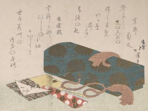 Buzón y Porta-palillos, siglo XIX de Totoya Hokkei