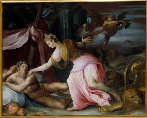 Cibeles despertando a Morfeo de Toussaint Dubreuil