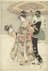 Bola de nieve de Toyokuni (II) , Utagawa