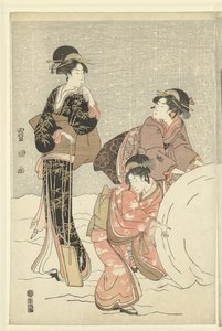 Bola de nieve de Toyokuni (II) , Utagawa