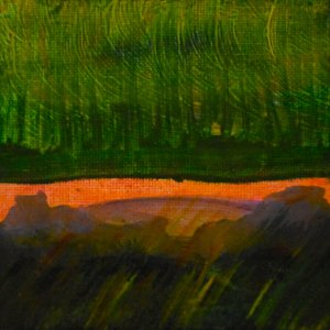 Dreamscape 2 , 2017 (óleo sobre lienzo) de Tracy Lambros