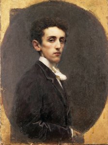 Retrato del escritor italiano Carlo Dossi de Tranquillo Cremona