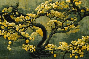 Árbol de las flores doradas de Treechild