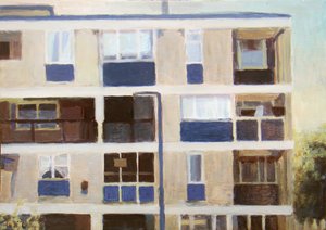 Un lugar para vivir 16, 2011 (óleo sobre contrachapado)