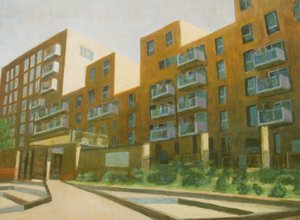 Un lugar para vivir L4, 2013 (óleo sobre contrachapado)