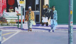 Cruce de calles, 2009 (óleo sobre lienzo)