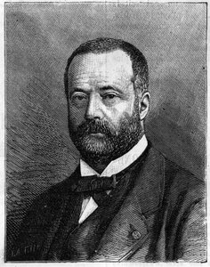 Retrato de Henri Sainte Claire (Sainte-Claire) Deville (1818-1881), químico francés. (De una fotografía de Mr. Truchelut). Grabado en “La Nature: revue des sciences et de leurs aplicaciones aux arts et a l