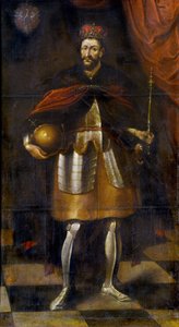 Retrato del Rey Wladyslaw II. Jagiello, 1677 de Trycjusz
