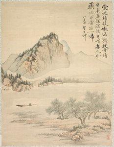 A la deriva en un bote, 1847