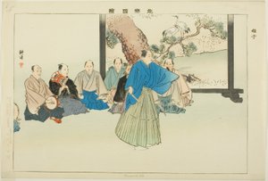Hayashiko, de la serie "Imágenes de Actuaciones No" de Tsukioka Kogyo