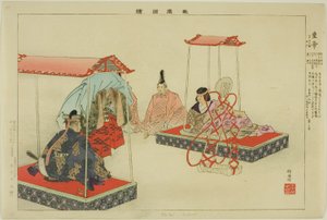 Kotei, de la serie "Imágenes de actuaciones No (Nogaku Zue)"