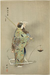 Michimori, de la serie "Cien No Dramas (Nogaku hyakuban)" de Tsukioka Kogyo