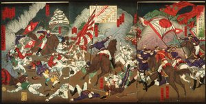 Crónica de la subyugación de Kagoshima: batalla en torno al castillo de Kumamoto