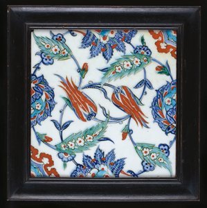Un Azulejo de Cerámica de Iznik, c.1580