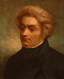 Retrato del poeta Adam Mickiewicz 1798-1855, 1883 de Tytus Maleszewski