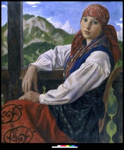 Retrato de un joven campesino de Ubaldo Oppi