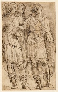 Un general romano y tres soldados de Ubekendt