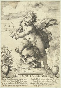 Alegoría sobre la fugacidad de la vida ("Quis Evadet?") de Ubekendt