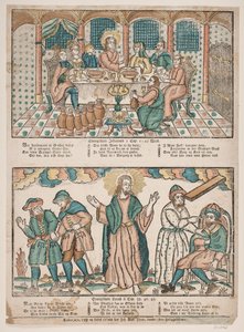 La boda en Caná y Cristo de Ubekendt