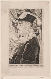 Christian IV como viejo. Perfil
