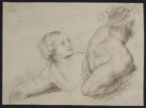 Estudio de Figura, de la "Historia de María de Médicis" de Ubekendt