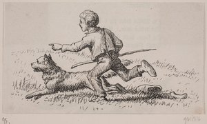 Ilustración para "Sr. Mikkel", poema de Christian Richardt de Ubekendt