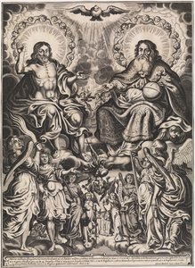 La Trinidad. Rodeada de ángeles de Ubekendt