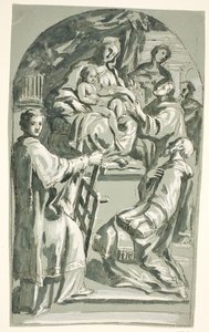 Sacra Conversazione con San Lorenzo y San Antonio de Padua